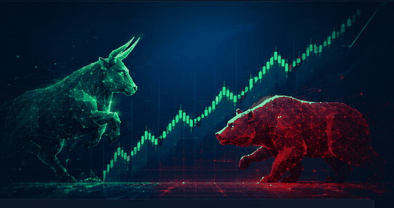 Animated market illustration